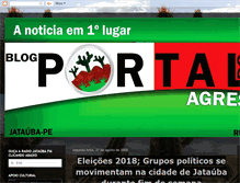 Tablet Screenshot of portaldoagreste.com